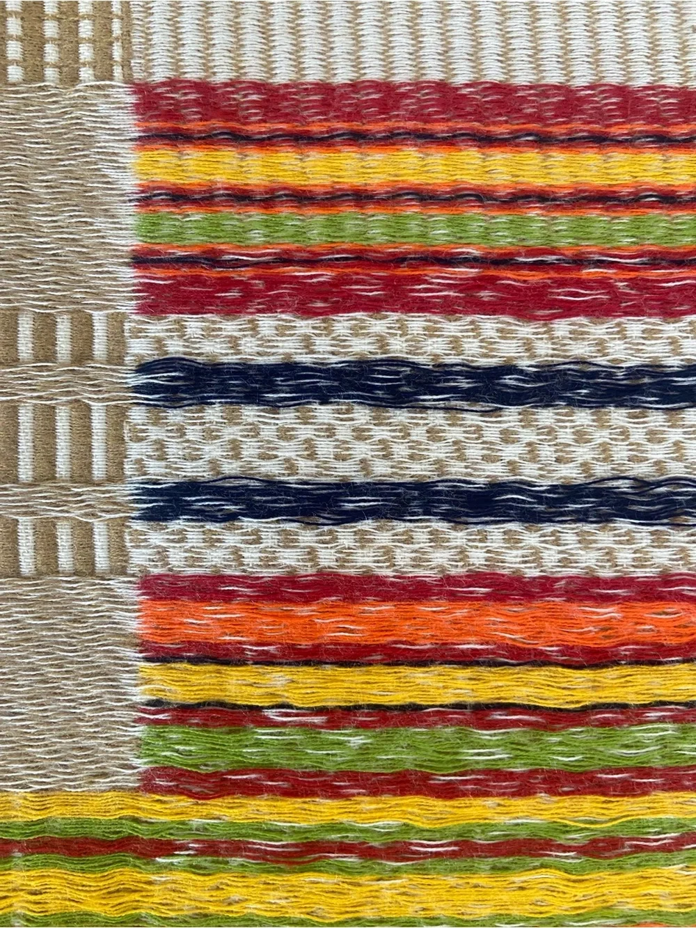Kente-style Woven Fabric